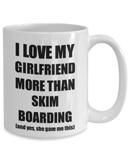 Load image into Gallery viewer, Skim Boarding Boyfriend Mug Funny Valentine Gift Idea For My Bf Lover From Girlfriend Coffee Tea Cup-Coffee Mug