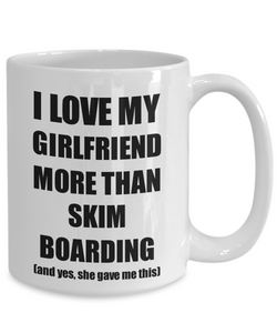 Skim Boarding Boyfriend Mug Funny Valentine Gift Idea For My Bf Lover From Girlfriend Coffee Tea Cup-Coffee Mug