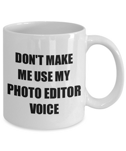 Photo Editor Mug Coworker Gift Idea Funny Gag For Job Coffee Tea Cup-Coffee Mug