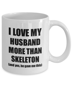 Skeleton Wife Mug Funny Valentine Gift Idea For My Spouse Lover From Husband Coffee Tea Cup-Coffee Mug