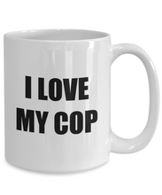 Load image into Gallery viewer, I Love My Cop Mug Funny Gift Idea Novelty Gag Coffee Tea Cup-Coffee Mug