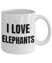 Load image into Gallery viewer, I Love Elephants Mug Funny Gift Idea Novelty Gag Coffee Tea Cup-Coffee Mug