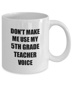 5th Grade Teacher Mug Coworker Gift Idea Funny Gag For Job Coffee Tea Cup-Coffee Mug