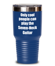 Load image into Gallery viewer, Funny Seven-Neck Guitar Player Tumbler Musician Gift Idea Gag Insulated with Lid Stainless Steel Cup-Tumbler