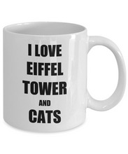 Load image into Gallery viewer, Cat Eiffel Tower Mug Funny Gift Idea for Novelty Gag Coffee Tea Cup-Coffee Mug