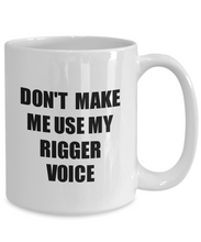 Load image into Gallery viewer, Rigger Mug Coworker Gift Idea Funny Gag For Job Coffee Tea Cup Voice-Coffee Mug