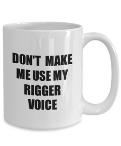 Rigger Mug Coworker Gift Idea Funny Gag For Job Coffee Tea Cup Voice-Coffee Mug
