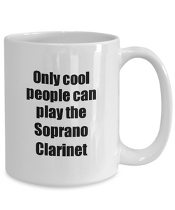 Soprano Clarinet Player Mug Musician Funny Gift Idea Gag Coffee Tea Cup-Coffee Mug