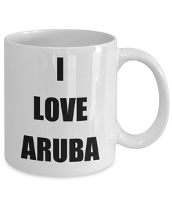 I Love Aruba Coffee Mug Funny Gift Idea Novelty Gag Coffee Tea Cup-Coffee Mug