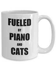 Load image into Gallery viewer, Cat Piano Mug Funny Gift Idea for Novelty Gag Coffee Tea Cup-Coffee Mug