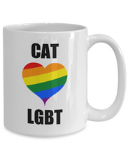 Load image into Gallery viewer, Cat Lgbt Mug Love Funny Gift Idea for Novelty Gag Coffee Tea Cup-Coffee Mug