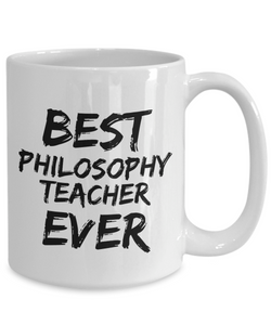 Philosophy Teacher Mug Best Professor Ever Funny Gift for Coworkers Novelty Gag Coffee Tea Cup-Coffee Mug