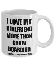 Load image into Gallery viewer, Snow Boarding Boyfriend Mug Funny Valentine Gift Idea For My Bf Lover From Girlfriend Coffee Tea Cup-Coffee Mug