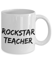 Load image into Gallery viewer, Rockstar Teacher Mug Rock Star Funny Gift Idea for Novelty Gag Coffee Tea Cup-[style]
