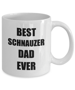 Schnauzer Dad Mug Dog Lover Funny Gift Idea for Novelty Gag Coffee Tea Cup-Coffee Mug