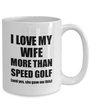 Load image into Gallery viewer, Speed Golf Husband Mug Funny Valentine Gift Idea For My Hubby Lover From Wife Coffee Tea Cup-Coffee Mug