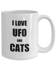 Load image into Gallery viewer, Cat Ufo Mug Funny Gift Idea for Novelty Gag Coffee Tea Cup-Coffee Mug