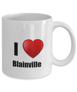 Blainville Mug I Love City Lover Pride Funny Gift Idea for Novelty Gag Coffee Tea Cup-Coffee Mug