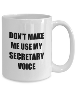 Secretary Mug Coworker Gift Idea Funny Gag For Job Coffee Tea Cup-Coffee Mug