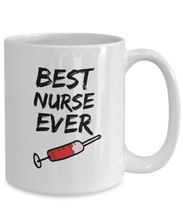 Load image into Gallery viewer, Nurse Mug - Best Nurse Ever - Funny Gift for Nurse-Coffee Mug