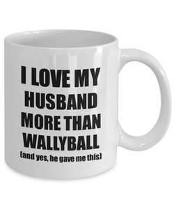 Wallyball Wife Mug Funny Valentine Gift Idea For My Spouse Lover From Husband Coffee Tea Cup-Coffee Mug