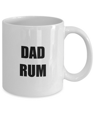 Load image into Gallery viewer, Dad Rum Mug Funny Gift Idea for Novelty Gag Coffee Tea Cup-Coffee Mug