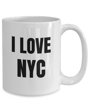 Load image into Gallery viewer, I Love Nyc Mug Ny New York Funny Gift Idea Novelty Gag Coffee Tea Cup-Coffee Mug