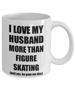 Figure Skating Wife Mug Funny Valentine Gift Idea For My Spouse Lover From Husband Coffee Tea Cup-Coffee Mug