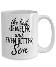 Load image into Gallery viewer, Jeweler Son Funny Gift Idea for Child Coffee Mug The Best And Even Better Tea Cup-Coffee Mug
