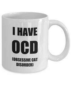 Ocd Cat Mug Funny Gift Idea for Novelty Gag Coffee Tea Cup-Coffee Mug