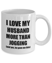 Load image into Gallery viewer, Jogging Wife Mug Funny Valentine Gift Idea For My Spouse Lover From Husband Coffee Tea Cup-Coffee Mug