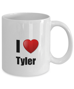 Tyler Mug I Love City Lover Pride Funny Gift Idea for Novelty Gag Coffee Tea Cup-Coffee Mug