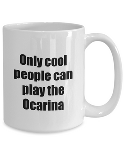 Ocarina Player Mug Musician Funny Gift Idea Gag Coffee Tea Cup-Coffee Mug