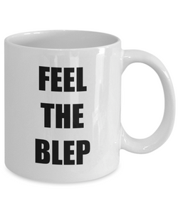 Cat Blep Mug Funny Gift Idea for Novelty Gag Coffee Tea Cup-Coffee Mug