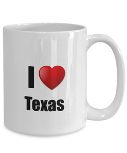 Texas Mug I Love State Lover Pride Funny Gift Idea for Novelty Gag Coffee Tea Cup-Coffee Mug