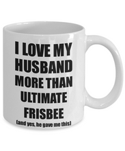 Load image into Gallery viewer, Ultimate Frisbee Wife Mug Funny Valentine Gift Idea For My Spouse Lover From Husband Coffee Tea Cup-Coffee Mug