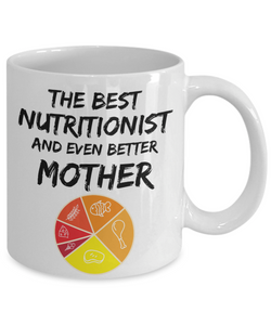 Nutritionist Mom Mug - Best Nutritionist Mother Ever - Funny Gift for Nutrition Mama-Coffee Mug