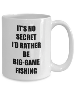 Big-Game Fishing Mug Sport Fan Lover Funny Gift Idea Novelty Gag Coffee Tea Cup-Coffee Mug