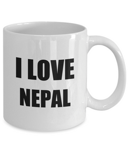 I Love Nepal Mug Funny Gift Idea Novelty Gag Coffee Tea Cup-Coffee Mug