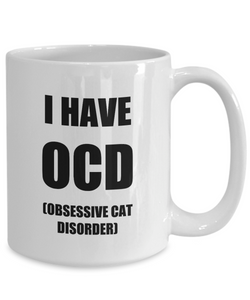 Ocd Cat Mug Funny Gift Idea for Novelty Gag Coffee Tea Cup-Coffee Mug