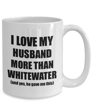 Load image into Gallery viewer, Whitewater Wife Mug Funny Valentine Gift Idea For My Spouse Lover From Husband Coffee Tea Cup-Coffee Mug
