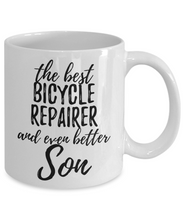 Load image into Gallery viewer, Bicycle Repairer Son Funny Gift Idea for Child Coffee Mug The Best And Even Better Tea Cup-Coffee Mug