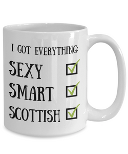 Scottish Coffee Mug Scotland Pride Sexy Smart Funny Gift for Humor Novelty Ceramic Tea Cup-Coffee Mug