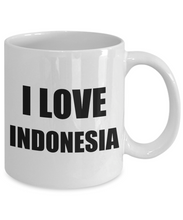 Load image into Gallery viewer, I Love Indonesia Mug Funny Gift Idea Novelty Gag Coffee Tea Cup-Coffee Mug