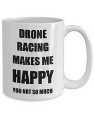 Load image into Gallery viewer, Drone Racing Mug Lover Fan Funny Gift Idea Hobby Novelty Gag Coffee Tea Cup-Coffee Mug