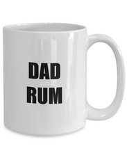 Load image into Gallery viewer, Dad Rum Mug Funny Gift Idea for Novelty Gag Coffee Tea Cup-Coffee Mug