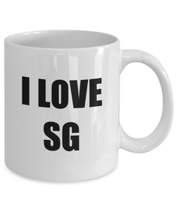 I Love Sg Mug Funny Gift Idea Novelty Gag Coffee Tea Cup-[style]