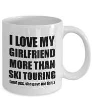 Load image into Gallery viewer, Ski Touring Boyfriend Mug Funny Valentine Gift Idea For My Bf Lover From Girlfriend Coffee Tea Cup-Coffee Mug