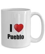Load image into Gallery viewer, Pueblo Mug I Love City Lover Pride Funny Gift Idea for Novelty Gag Coffee Tea Cup-Coffee Mug