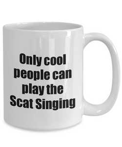 Scat Singing Player Mug Musician Funny Gift Idea Gag Coffee Tea Cup-Coffee Mug